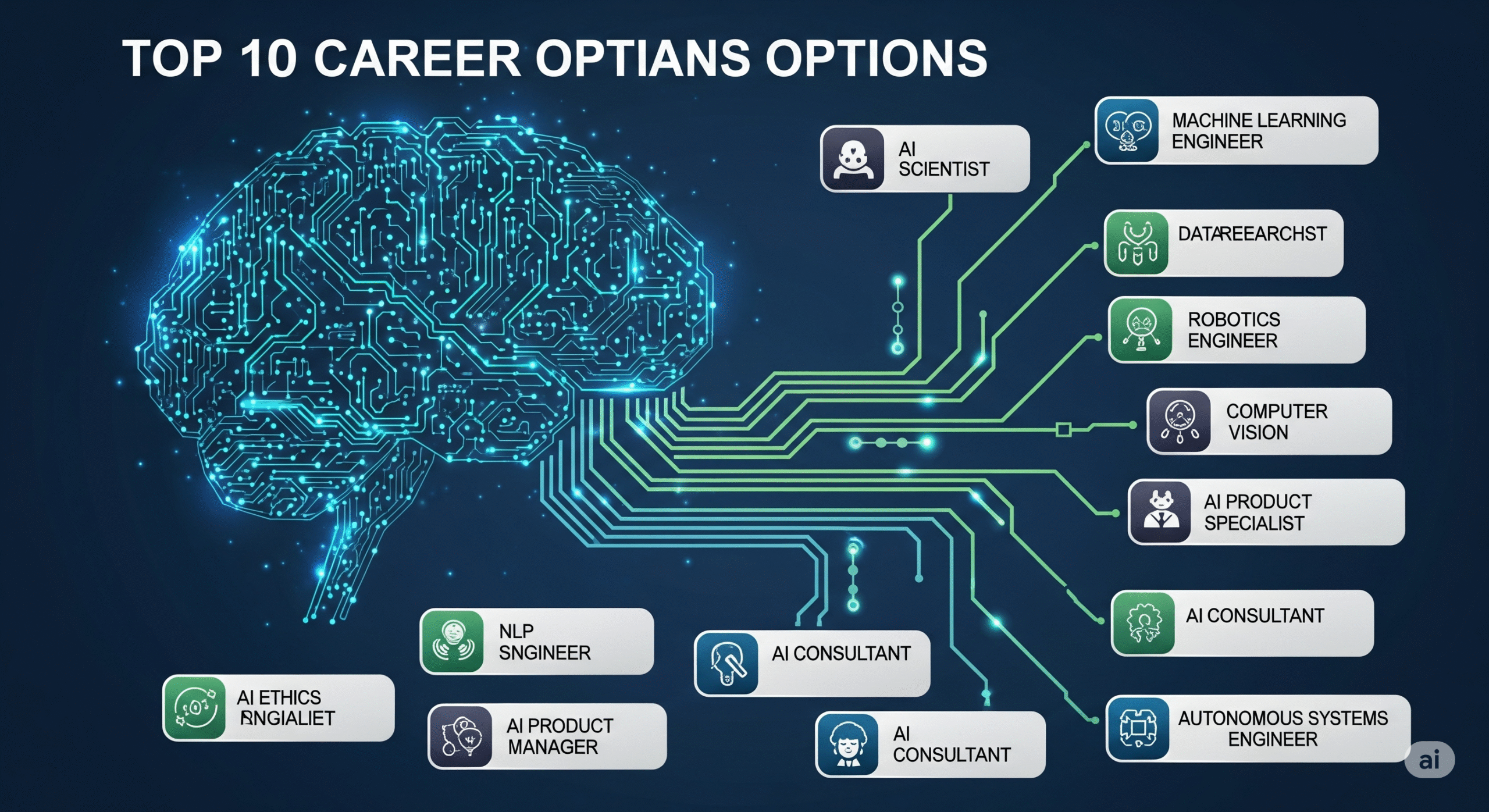 Top 10 Career Options Related to AI and How to make a future in Artificial Intelligence?